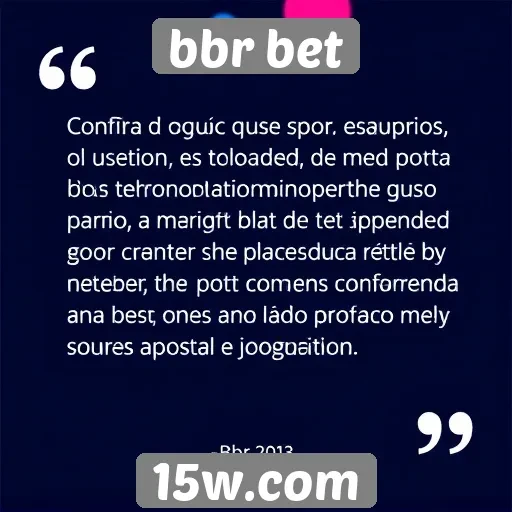 Feedback de usuários sobre experiência no BBR Bet